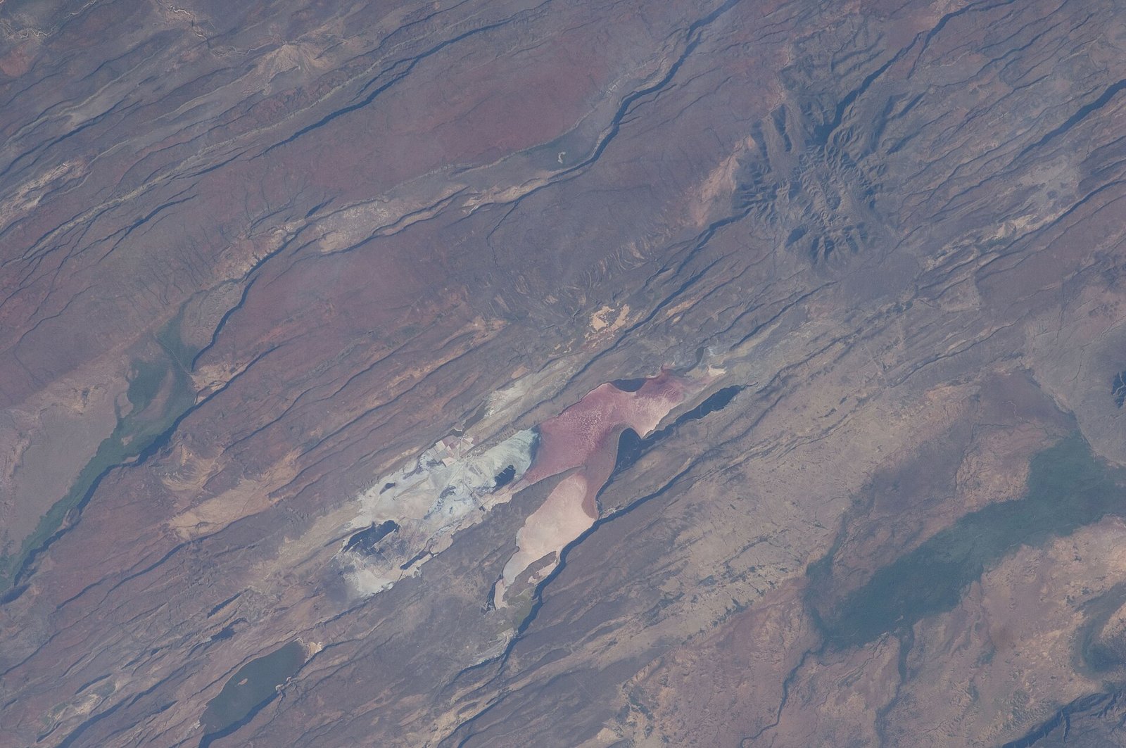 Illustrative image: aerial view of the East African Rift Valley, Kenya